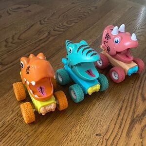 Push and Go Dino Cars
